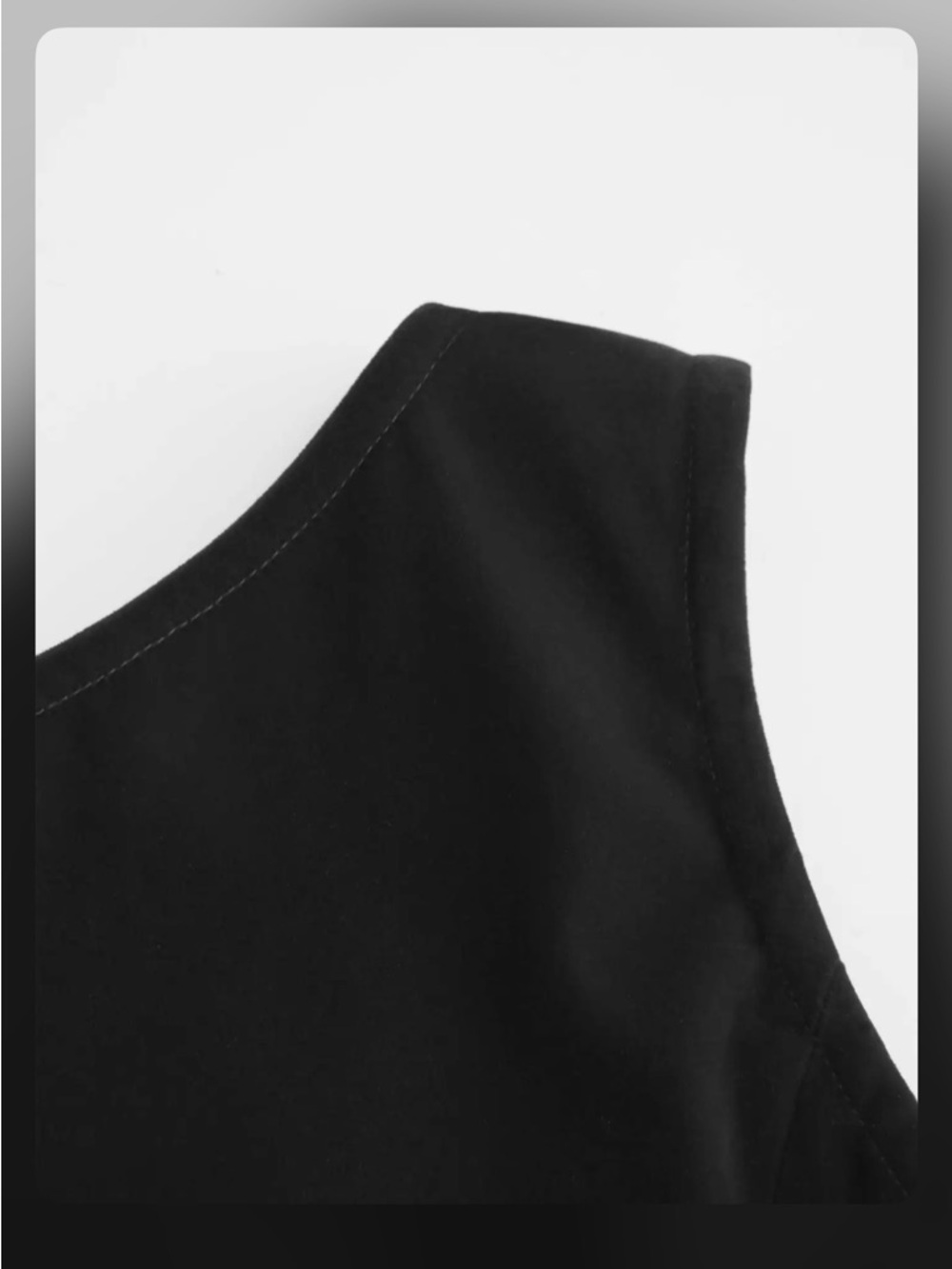 Cider Black Velvet Mini Dress - Picture 3 of 6